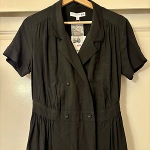 NWT Uniqlo x Ines de la Fressange Rayon Shirt Dress ALTERED FOR PETITE